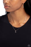 Paparazzi Seize the Initial - S - Silver Necklace