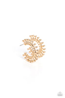 Paparazzi The Way You Make Me WHEEL - Gold Hoop Earrings