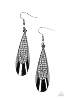 Paparazzi Prismatically Persuasive - Black Earrings