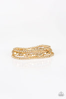 Paparazzi Let There BEAM Light - Gold Bracelet