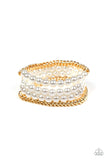 Paparazzi Industrial Incognito - Gold Bracelet