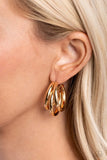 Paparazzi HOOP of the Day - Gold Hoop Earrings