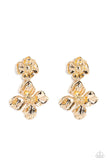 Paparazzi Gilded Grace - Gold Post Earrings