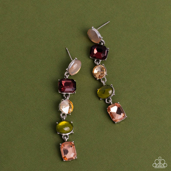 Paparazzi Sophisticated Stack - Multi Earrings