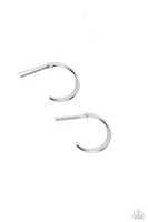 Paparazzi Ultra Upmarket - Silver Hoop Earrings