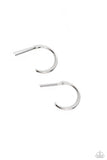 Paparazzi Ultra Upmarket - Silver Hoop Earrings