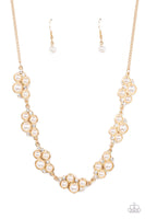 Paparazzi GRACE to the Top - Gold Necklace