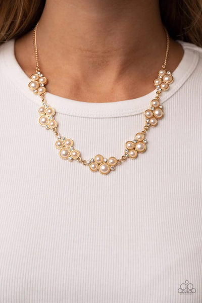 Paparazzi GRACE to the Top - Gold Necklace