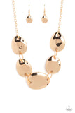 Paparazzi That RING You Do - Gold Necklace
