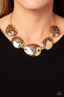Paparazzi That RING You Do - Gold Necklace