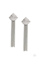 Paparazzi Experimental Elegance - Silver Earrings
