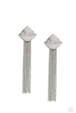 Paparazzi Experimental Elegance - Silver Earrings