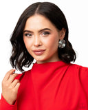 Paparazzi COIL Over - Silver Post Earring
