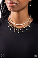 Paparazzi Lessons in Luxury - Gold Choker Necklace