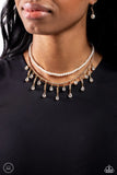Paparazzi Lessons in Luxury - Gold Choker Necklace