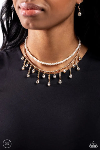 Paparazzi Lessons in Luxury - Gold Choker Necklace
