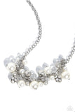 Paparazzi Corporate Catwalk - White Necklace