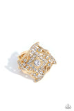 Paparazzi Tilted Talent - Gold Ring