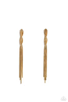 Paparazzi Ropin Rodeo Queen - Gold Earrings