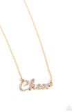 Paparazzi Cheer Squad - Gold Necklace