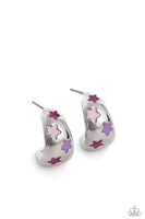 Paparazzi SCOUTING Stars - Pink Hoop Earrings