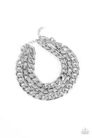 Paparazzi Heavy Duty - Silver Bracelet