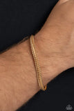 Paparazzi Cable Train - Gold Bracelet