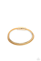 Paparazzi Cable Train - Gold Bracelet