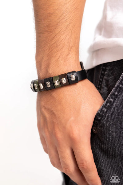 Paparazzi Unabashedly Urban - Black Bracelet