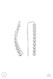 Paparazzi Climb On - Silver Post Earrings