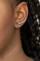 Paparazzi Climb On - Silver Post Earrings