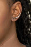 Paparazzi Climb On - Silver Post Earrings