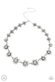 Paparazzi Get Up and GROW - White Choker Necklace