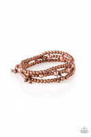 Paparazzi GRANDIOSE Slam - Copper Bracelet