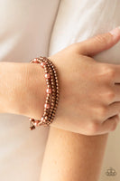 Paparazzi GRANDIOSE Slam - Copper Bracelet