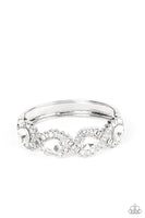 Paparazzi For the Win - White Bracelet