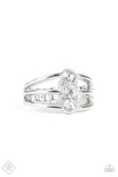Paparazzi Triple Crown Winner - White Ring