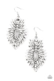 Paparazzi Turn up the Luxe - White Earrings