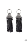 Paparazzi Oh My GIZA - Black Post Earrings