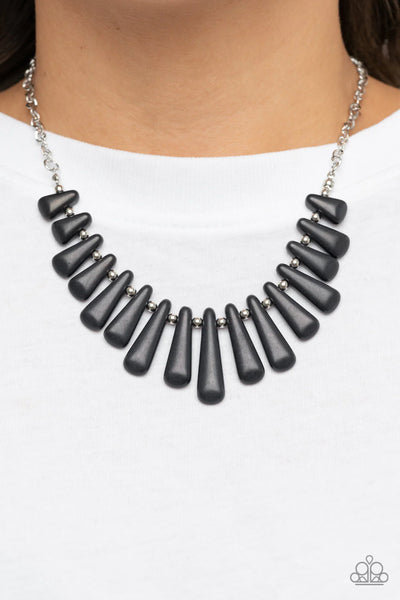 Paparazzi Mojave Empress - Black Necklace