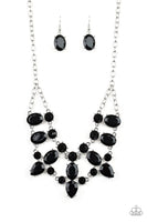 Paparazzi Goddess Glow - Black Necklace