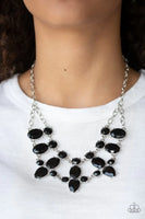Paparazzi Goddess Glow - Black Necklace