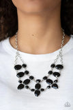 Paparazzi Goddess Glow - Black Necklace