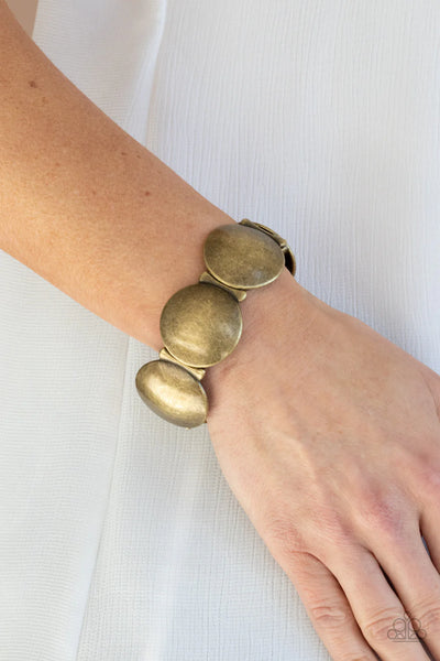 Paparazzi Going, Going, GONG! - Brass Bracelet