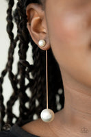 Paparazzi Extended Elegance - Gold Post Earrings