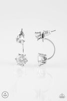 Paparazzi Starlet Squad - White Post Earrings