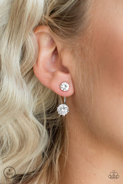 Paparazzi Starlet Squad - White Post Earrings