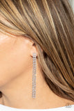 Paparazzi Stellar Starlight - White Post Earrings