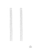 Paparazzi Stellar Starlight - White Post Earrings
