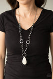 Paparazzi Recycled Refinement - White Necklace